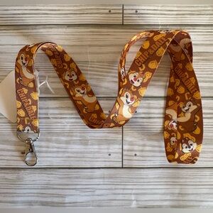 🐿️Disney Chip and Dale Lanyard with Clip